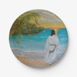 "神のために世界を愛した"紙プレート ペーパープレート