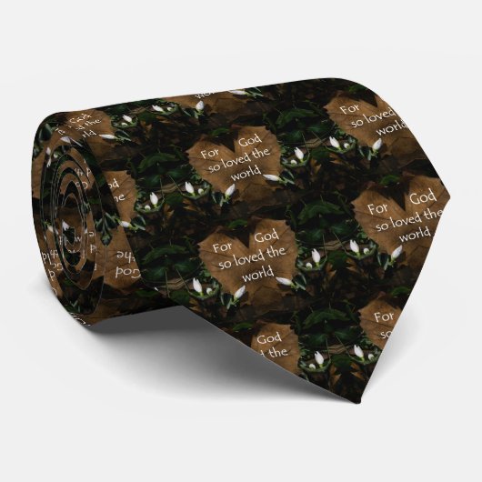 "神のために従って世界"の愛されるタイ-ジョンの3:16 a ネクタイ (ロール)