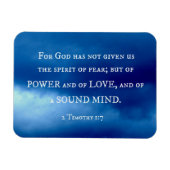 神のためのテモテの2 1:7は…与えませんでした マグネット (横)