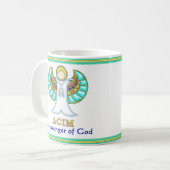 神のためのACIMメッセンジャー#1 コーヒーマグカップ (正面左)