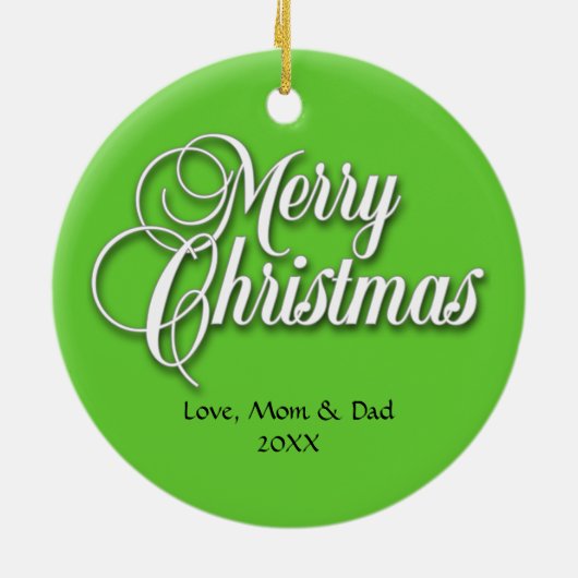 神のため従って世界の円形のオーナメント愛される セラミックオーナメント (裏面)