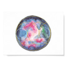 神のつながりポスター/水晶格子テンプレート