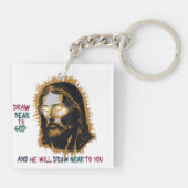 神のつながり:神に近づく キーホルダー (裏面)