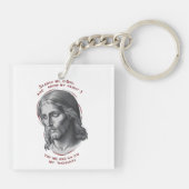 神のつながり:私を探せ、神 キーホルダー (裏面)