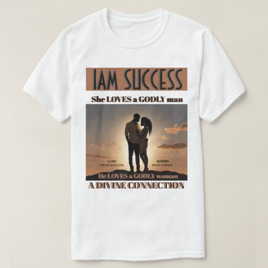 神のつながり Tシャツ (デザイン正面)