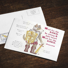 神のはがきの感動的鎧 ポストカード