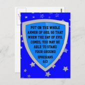 神のはがきの甲冑 ポストカード (正面/裏面)