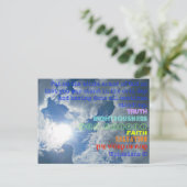 神のはがきの鎧 ポストカード (スタンド正面)