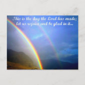 神のはがきを賛美する ポストカード (正面)