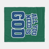 神のみが必要です フリースブランケット (正面(横))