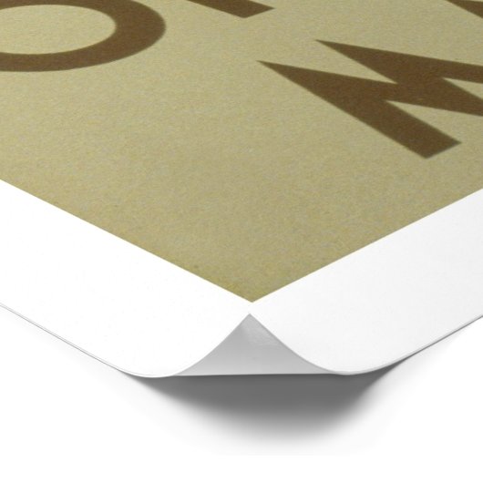 神のみが木を作ることができる1938 WPA ポスター (角)