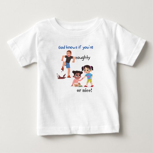 神のみぞ知る ベビーTシャツ (正面)