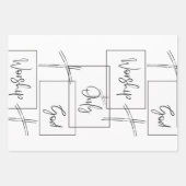 神のみ崇拝 ラッピングペーパーシート (正面2)