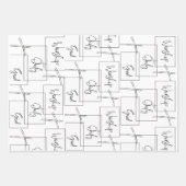 神のみ崇拝 ラッピングペーパーシート (正面)