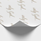 「神のみ…」 金ゴールド文字白 ラッピングペーパー (角)