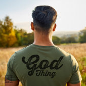 神のもの クリスチャン インスピレーション Tシャツ