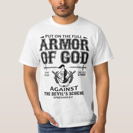 神のよろい Tシャツ (正面)