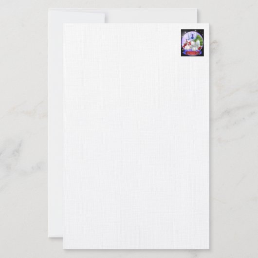 神のイエス・キリスト・ラムが文房具を復活させた 便箋 (正面)