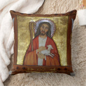 神のイエス・キリスト・ラム クッション (ブランケット)