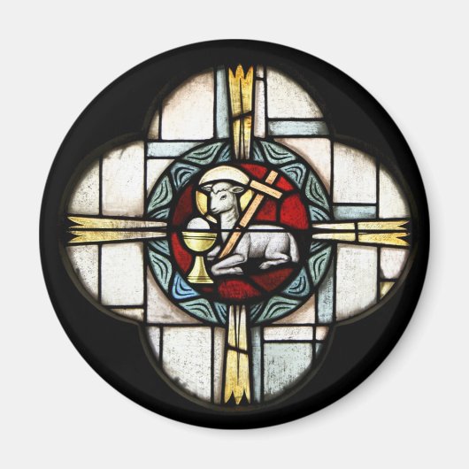 神のイエス・ラム マグネット (正面)