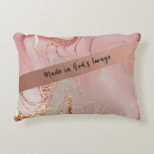 "神のイメージで作られた"アクセントピローカスタム文字 アクセントクッション (正面)