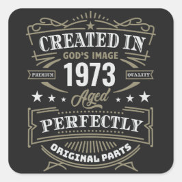 神のイメージで作成されたカスタマイズ スクエアシール