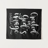 神のイメージで作成1962 60誕生日 タペストリー (正面(横))