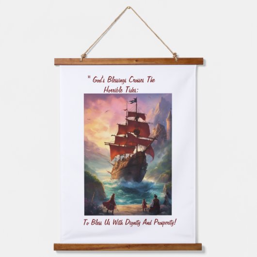 神のインスピレーション:神の恵みタペストリー 吊り下げ型タペストリー (正面2)