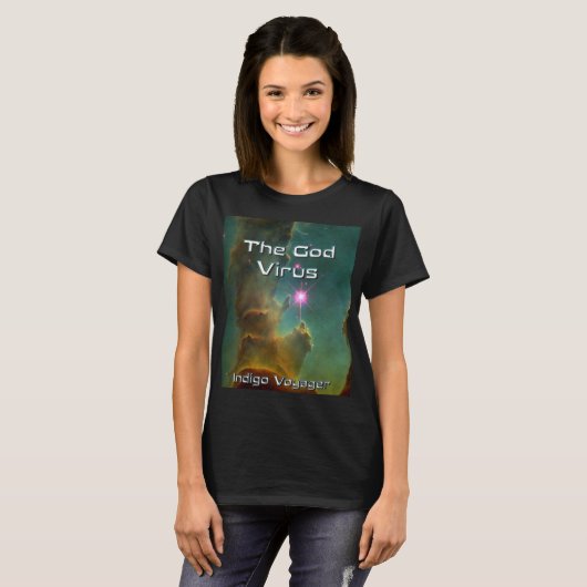 神のウイルスを促進するTシャツ Tシャツ (正面フル)