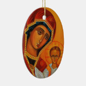神のオーナメントのカザンの母 セラミックオーナメント (右)