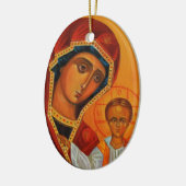 神のオーナメントのカザンの母 セラミックオーナメント (左)