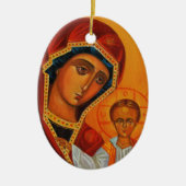 神のオーナメントのカザンの母 セラミックオーナメント (正面)