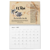 神のカレンダーのクリスチャンの名前 カレンダー (3月 2027)