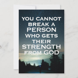 神のカードからの強さ 招待状