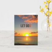 神のカードを手放す カード (黄色い花)