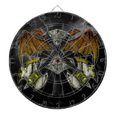 神のギターのトールのハンマー ダーツボード (正面)