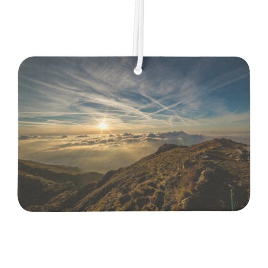 神のクリスチャンインスパイアを信頼する カーエアーフレッシュナー (裏面)