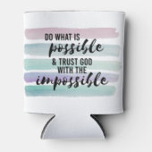 神のクリスチャンインスパイアを信頼する 缶クーラー (正面)