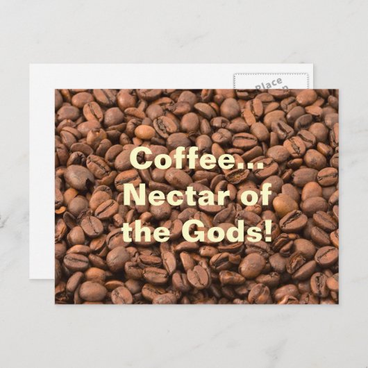 神のコーヒーネクター！ ポストカード (正面/裏面)