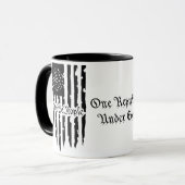 神のコーヒーマグの下の一つの共和国 マグカップ (正面左)