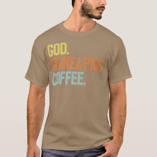 神のコーヒーモルモット Tシャツ