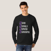 神のゴールは成長を粉砕 Tシャツ (正面フル)