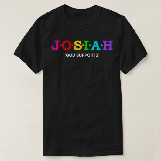 神のサポートをジョサイア Tシャツ (デザイン正面)