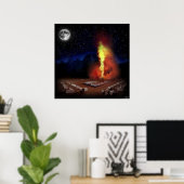 神のシキナの栄光 ポスター (ホームオフィス)