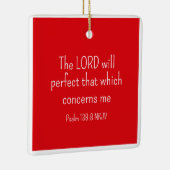 神のシンプル聖句に対する信仰 セラミックオーナメント (右)