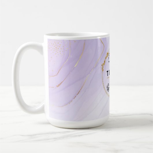 神のタイミングは完璧なセラミックマグカップ コーヒーマグカップ (左)