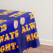 神のタイミングは常に正しい。タイルイメージ テーブルクロス (インサイチュ)