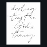 神のタイミングを信頼する ポスター<br><div class="desc">神のタイミングを信頼する</div>