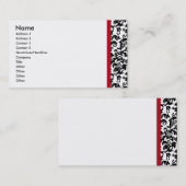 神のダマスク織の名刺 名刺 (正面/裏面)