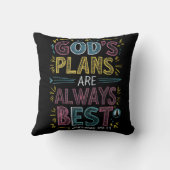 神のデザイン:神々の計画は常に最高の クッション (裏面)